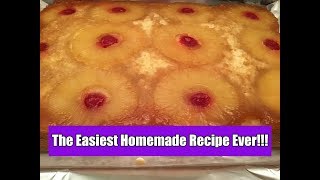 Episode 33  HOW TO MAKE PINEAPPLE UPSIDE DOWN CAKE REVISITED [upl. by Iharas]