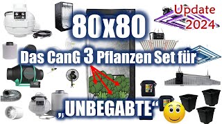 Growbox 80x80x180 🥦  Das beste LED Komplettset 2024  Legalisierung Eigenanbau CanG  Ertrag [upl. by Jacquette507]