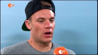 Manuel Neuer Interview 040616 [upl. by Nytsirk37]