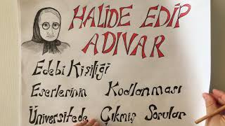 HALİDE EDİP ADIVAREDEBİ KİŞİLİĞİESERLERİNİN KODLANMASI [upl. by Joye]