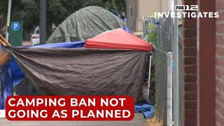 First Portland daytime camping ban arrest refused from jail [upl. by Htrowslle]