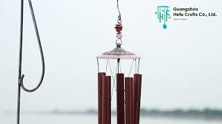 40 inch printed iron cover metal wind chimechimes outdoors gifts home [upl. by Emina]