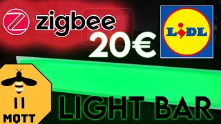 Lidl LIVARNO LUX barre lumineuse Zigbee 30  Phillips Hue Play Bar pas cher   Avis [upl. by Akirehc473]