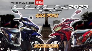 INILABAS NA Ang New 2023 Honda CLICK 125  V3  Quick Update amp COLOR VARIANTS  Price amp Availability [upl. by Forest]