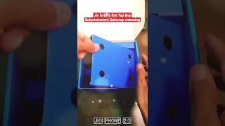 Jio Hybrid Set Top Box Entertainment Gateway Unboxing shorts [upl. by Jaela842]