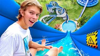 We Built 5 EXTREME Backyard Water Slides [upl. by Hayidan]