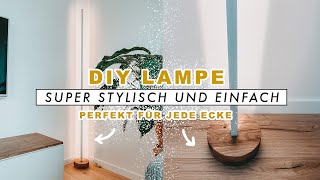 DIY Designer Lampe  stylische Stehlampe einfach selber bauen  EASY ALEX [upl. by Laux]