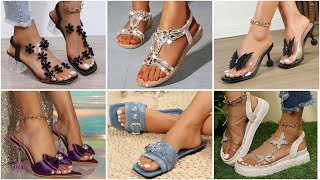 ZAPATOS DE MODA PARA MUJER 2024 tendencias sandalias LENA NELLEZA [upl. by Nirtiac]