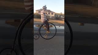 Penny farthing unicycling high wheel unicycles mike arotsky manamana [upl. by Murtagh]