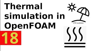 Community video  Thermal simulations in OpenFOAM [upl. by Llieno953]