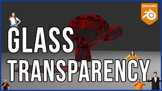 Render Glass with Transparency in BLENDER CYCLES [upl. by Wadesworth]