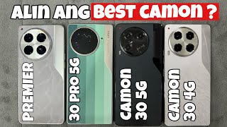 Tecno Camon 30 Series Ultimate Comparison [upl. by Finstad]