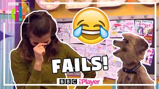 Funny BLOOPERS with Hacker T Dog 😂🐶 ‌ CBBC [upl. by Ybok]