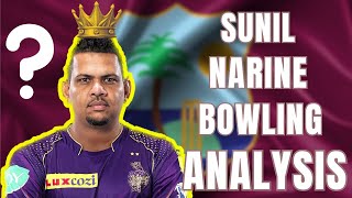 Sunil Narine Bowling Analysis Indepth [upl. by Malda]