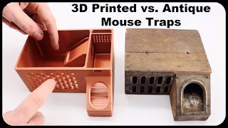 3D Printed vs Antique Delusion Mouse Trap Mousetrap Monday [upl. by Hubing]