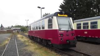 Harzer Schmalspurbahnen  Halberstädter Triebwagen  September 2018 [upl. by Naujd928]