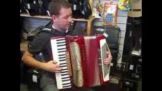 Mark Plays a 2nd Hand Hohner Musette IV Piano Accordion  Hobgoblin Music Birmingham [upl. by Sellma]