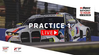 LIVE  Practice 1  Repco Bathurst 12 Hour  IGTC  Fanatec GT Australia [upl. by Anekahs901]