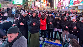 LIVE Tarweeh in Times Square IRL DAWAH [upl. by Elohcin]