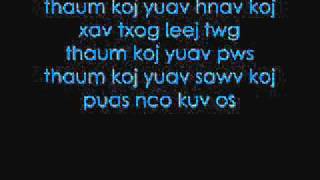 Vim Nyob Deb  3 Escapes Lyrics [upl. by Fraser]