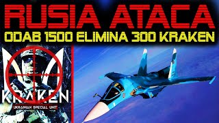 🔴 SU34 RUSO ANIQUILA A 300 NZIS DEL BATALLON KRAKEN 🔴 RUSIA LANZA DEVASTADOR ATAQUE 🔴 [upl. by Marella]