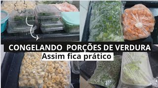 Como Preparar Verduras para Congelar e Evitar Desperdício 🥦❄️ [upl. by Enimzaj]