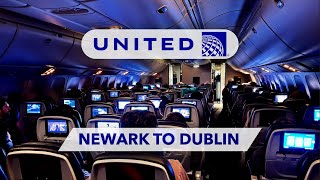 United Airlines Economy Class  Boeing 767400ER  Newark to Dublin Full Experience [upl. by Alegre]