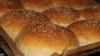 Hamburger Brötchen Selber Machen  Homemade Hamburger Buns  ENG SUBS [upl. by Ayenet450]