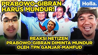 Reaksi Netizen Pendaftaran Diwarnai 2 Pelanggaran Etik PrabowoGibran Diminta Mundur [upl. by Atirabrab]