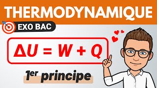 1er principe de la THERMODYNAMIQUE 🎯 Exercice BAC ✅ Terminale Spécialité [upl. by Naujyt950]