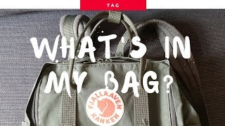 WHATS IN MY BAG Fjällräven Kånken Laptop 15quot [upl. by Akeemahs]