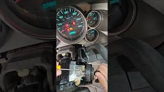 10 second Chevrolet Silverado GMC Sierra ignition removal auto car lockandkey automobile key [upl. by Ahsetal]