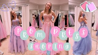 PROM Dress SHOPPING 🛍️ [upl. by Fechter]