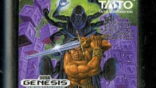 Classic Game Room  RASTAN SAGA II review for Sega Genesis [upl. by Norak]