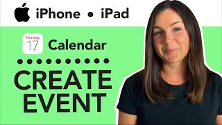 iPhone Calendar How to Create or Schedule an Event or Meeting on your iPhone or iPad [upl. by Froemming]