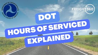 DOT Hours of Service Explained [upl. by Nortyad]