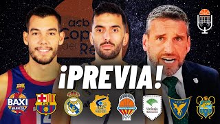 ¡PREVIA de la COPA DEL REY ¿MADRID FAVORITO ¿UNICAJA con PRESIÓN ¿CLAVE para el BARÇA [upl. by Lenehc]