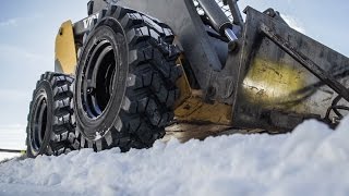 Winter Skid Steer Tires  Camso SKS 753 [upl. by Alracal]