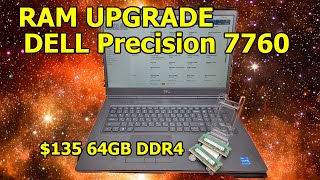 How to upgrade Memory in Dell Precision 7760 [upl. by Bortman790]