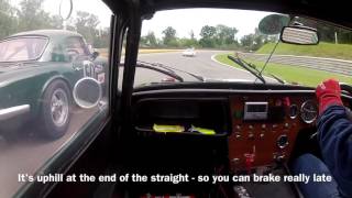 Lotus Elan 50th first Lap at Brands [upl. by Ambrogino705]