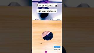 Coin Cleaning laserclean coin oldnew coinjourney [upl. by Tigdirb]