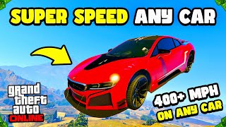 The CRAZIEST SPEED GLITCH Ever in GTA 5 ONLINE Over 300 MPH SPEED GLITCH [upl. by Derte]