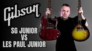 Gibson SG Junior VS Gibson Les Paul Junior [upl. by Vevina487]