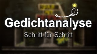 Gedichtanalyse  Schritt für Schritt [upl. by Hctud943]