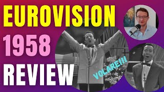 Eurovision 1958 Summary  Volare becomes Eurovisions biggest hit first choreo and Polenta [upl. by Diad]