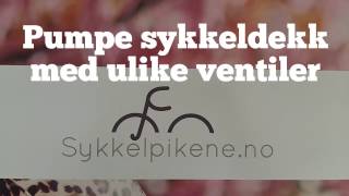 Ulike ventiler på sykkeldekk [upl. by Niliram]