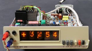 Nixie multimeter repair M1T242 [upl. by Edaj]