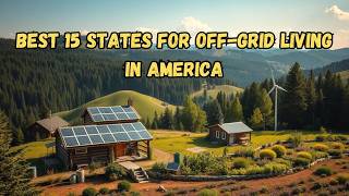 Top 15 States for OFFGRID Living in America [upl. by Silsbye]