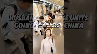 Husband Storage Units Going Viral in China 😅 china couple husband funny relationship shopping [upl. by Yeclek]