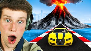 100 Player Volcano Race In GTA [upl. by Courtnay]